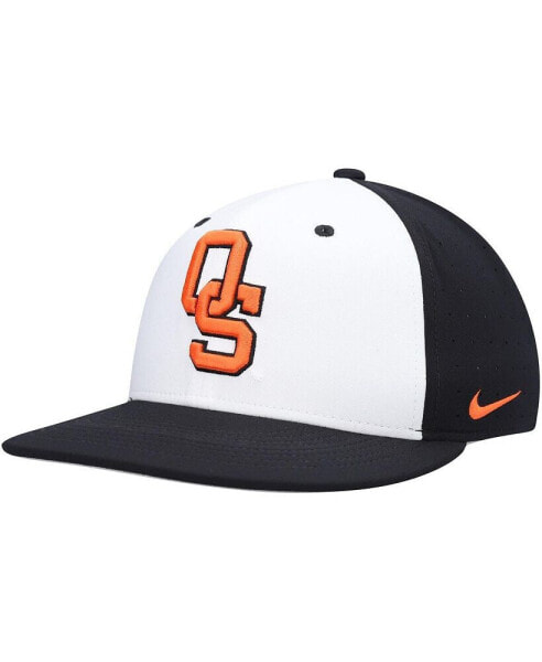 Men's White Oklahoma State Cowboys Aero True Baseball Performance Fitted Hat