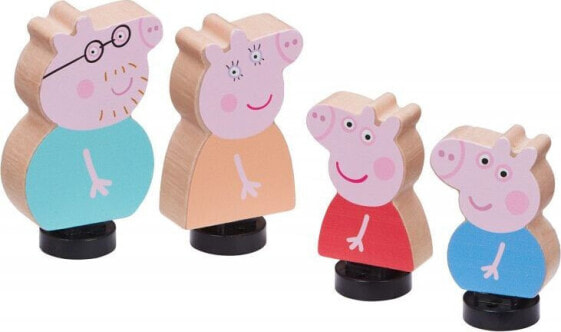 Figurka Character Options Świnka Peppa - Drewniane figurki 4-pak (07207)