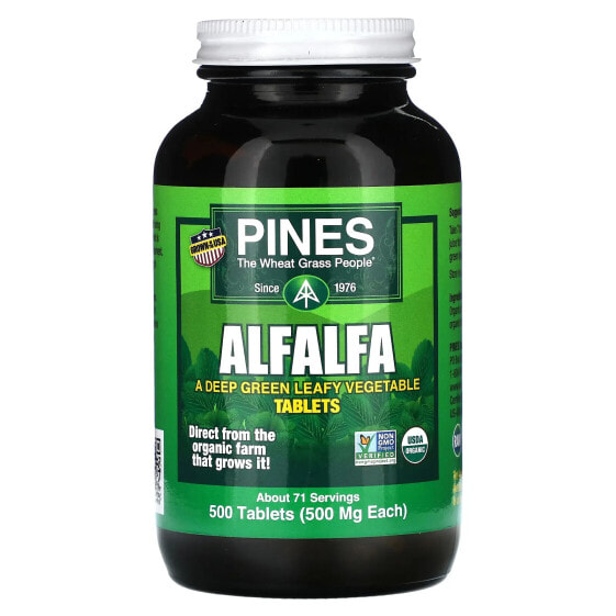 Alfalfa, 500 mg, 500 Tablets
