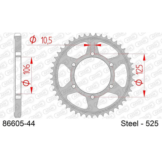 AFAM 86605 Rear Sprocket