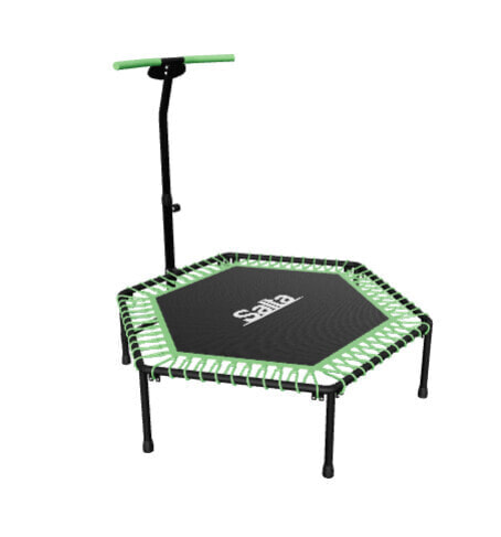Salta 5357G - Above ground trampoline - Rectangular - 110 kg - 5 yr(s) - Black - Green