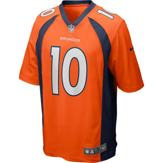 FANATICS NFL Denver Broncos Jerry Jeudy 10 Home Game short sleeve v neck T-shirt