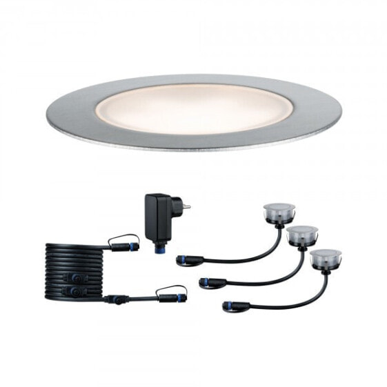 Встраиваемый светильник Paulmann 936.92 для наружного освещения - Серебро - Пластик - Нержавеющая сталь - IP65 - II - Датчик движения