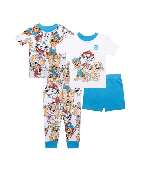 Toddler Boys Top and Pajama, 4 Piece Set