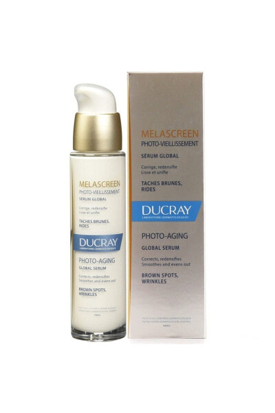 Ducray Melascreen Photo-Aging Global Serum Антивозрастная сыворотка против пигментных пятен и фотостарения 30 мл