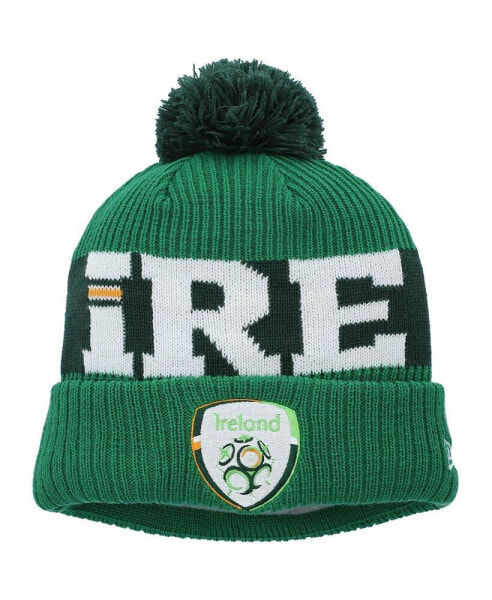 Men's Green Ireland National Team Essential Bob Cuffed Knit Hat