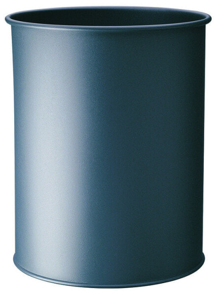 Мусорное ведро Durable Hunke & Jochheim GmbH & Co. KG 330158 - 15 л - круглое - металлическое - антрацитовое - 260 мм - 315 мм