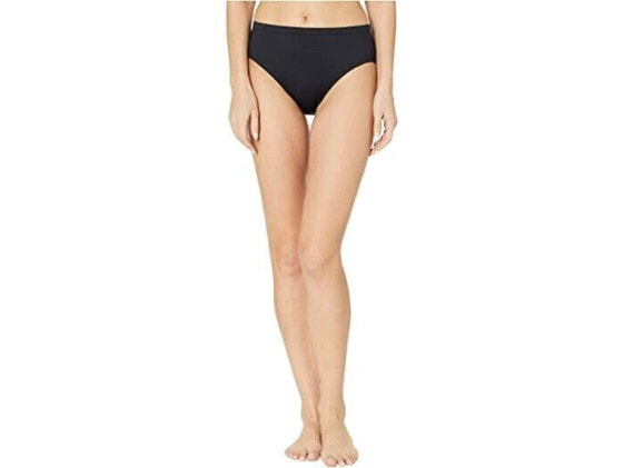 La Blanca Women's 246431 Island Goddess High-Waist Pant Swimwear Black Size 4