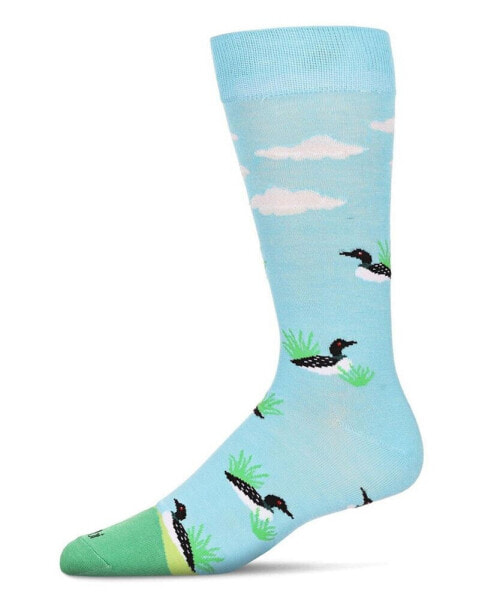 Men's Loon Bird Novelty Crew Socks