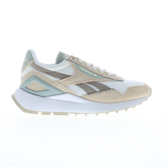 Reebok Classic Leather Legacy AZ Womens White Leather Lifestyle Sneakers Shoes 7