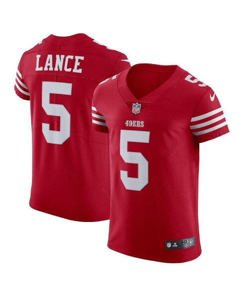 Men's Trey Lance Scarlet San Francisco 49ers Vapor Elite Jersey