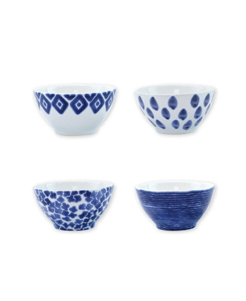 Santorini Assorted Cereal Bowls - Set of 4