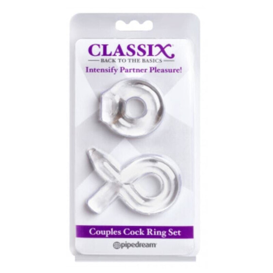 Эрекционное кольцо для пар Classix прозрачный набор