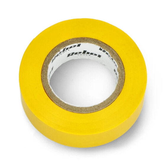 Insulating tape Rebel 0,13x19mm x 18,2m yellow