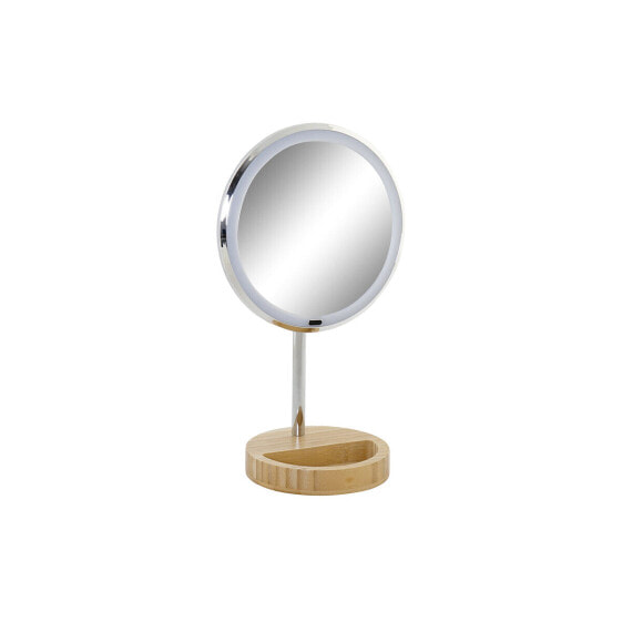 Увеличительное зеркало с LED DKD Home Decor Silver 20 x 14 x 34 см