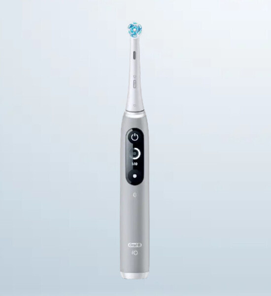 Oral-B 445258 - Adult - Vibrating toothbrush - Daily care - Grey - Round - OLED