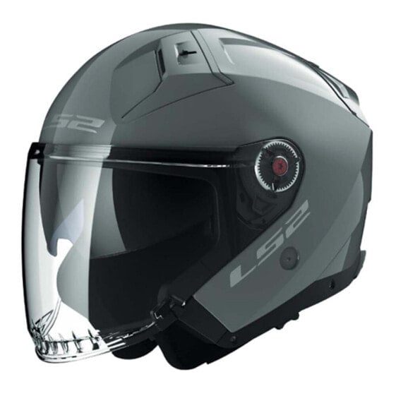 Шлем открытого типа LS2 OF603 Infinity II Solid Nardo серый