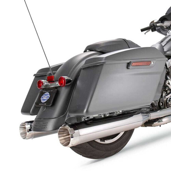 S&S CYCLE 4.5´´ MK45 Thruster Harley Davidson FLHR 1750 ABS Road King 107 13 Ref:550-0665 Slip On Muffler