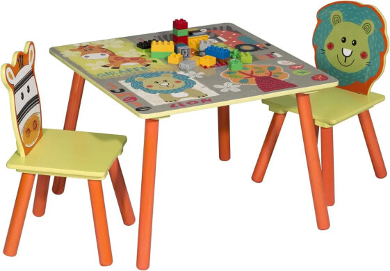 Детский столик с 2 стульями WOLTU Kindertisch mit 2 Stühle Matt