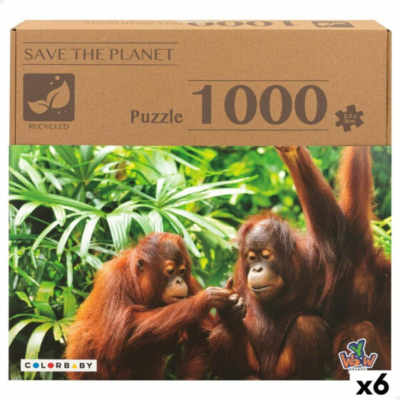 Пазл Colorbaby Орангутан 6 штук 68 x 50 x 0,1 см