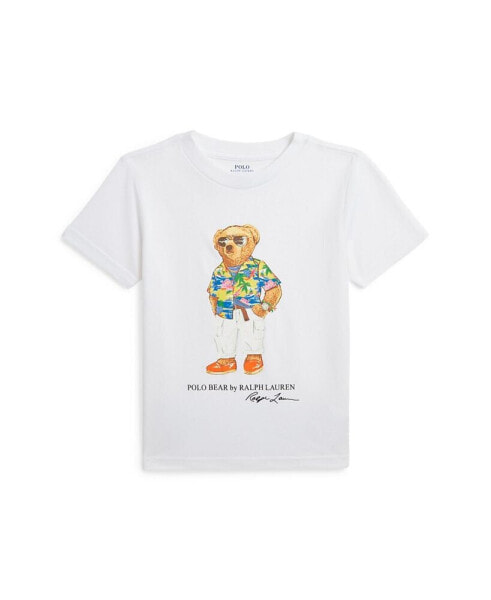 Toddler and Little Boys Polo Bear Cotton Jersey T-shirt