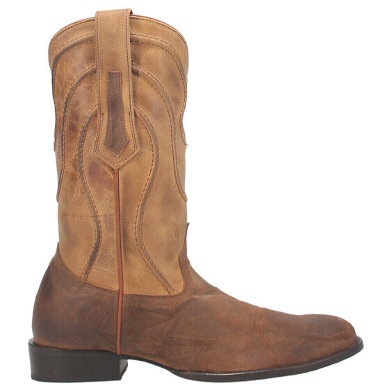 Dingo Whiskey River Round Toe Cowboy Mens Beige, Brown Casual Boots DI847-NAT