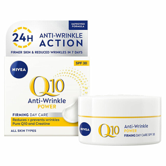 Firming anti-wrinkle day cream Q10 Power SPF 30 (Anti-Wrinkle + Firming Day Cream) 50 ml
