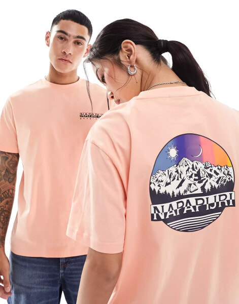 Napapijri Lahni Unisex t-shirt in pink