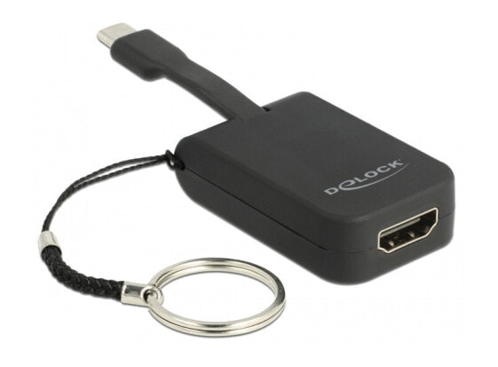 Разъем USB Type-C - HDMI Delock 0.03 м - Мужской - Женский - Прямой