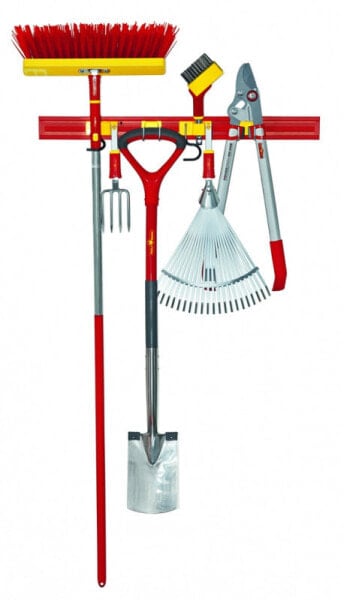 WOLF-Garten UM-M - Wall-mounted - 4 hook(s) - Red,Yellow - 800 mm