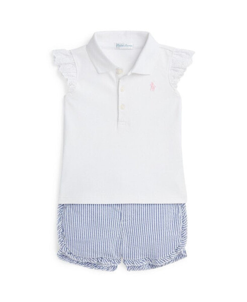 Костюм Polo Ralph Lauren Baby Girls Polo Set