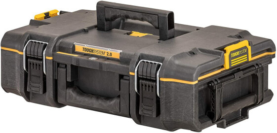 Dewalt Toughsystem 2.0 Box DS165 DWST83293-1 (Small Tool Box for General Use, IP65 Dustproof and Splash-Proof, Two Removable Inner Compartments, Max. Load Capacity: 50 kg)
