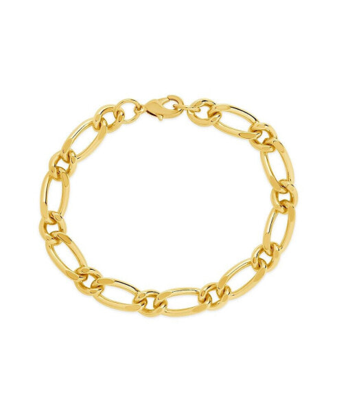 14K Gold Plated or Rhodium Plated Amoura Link Bracelet