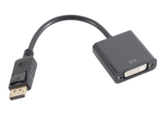 ShiverPeaks BS14-05007, DisplayPort, DVI, Male, Female, Gold, Black