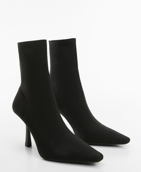 Women's Heel Sock Boots