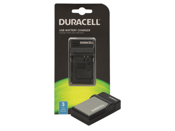Зарядное устройство Duracell Digital Camera Battery Charger - USB - Olympus BLN-1 - Black
