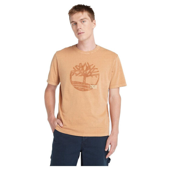 TIMBERLAND Merrymack River Garment Dye Logo Graphic short sleeve T-shirt