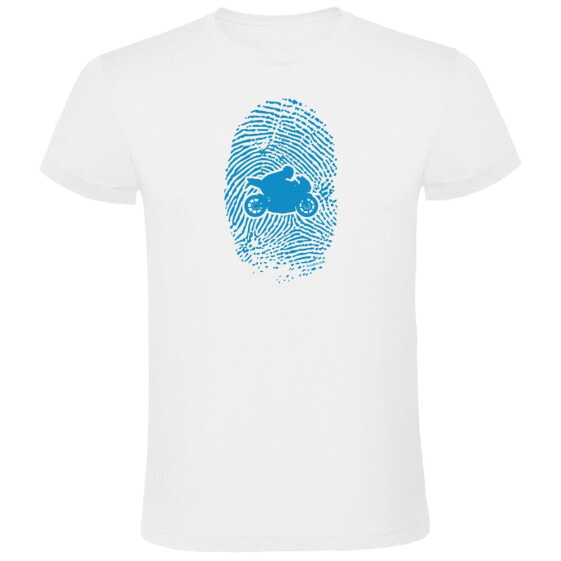 KRUSKIS Motorbiker Fingerprint short sleeve T-shirt