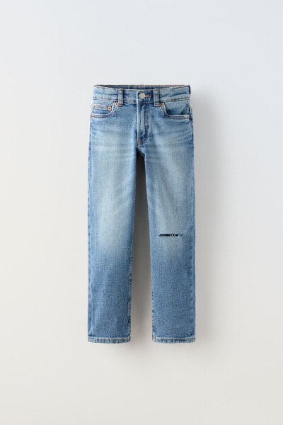 Regular fit jeans with seam detail