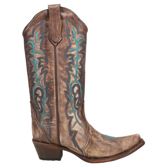 Circle G by Corral Ld Snip Toe Cowboy Womens Brown Casual Boots L5971