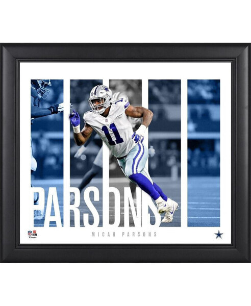Micah Parsons Dallas Cowboys Framed 15'' x 17'' Player Panel Collage