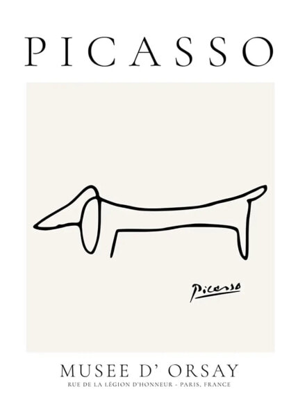 Poster Pablo Picasso The Dog