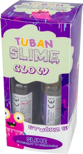 TUBAN Zestaw Diy Super Slime Glow in the dark TUBAN