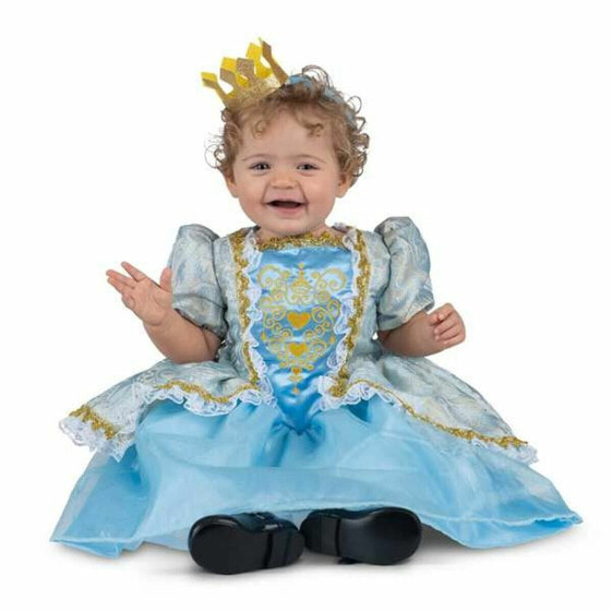 Маскарадные костюмы для младенцев My Other Me Синий Принцесса 7-12 Months 2 Предметы (2 Предметы)
