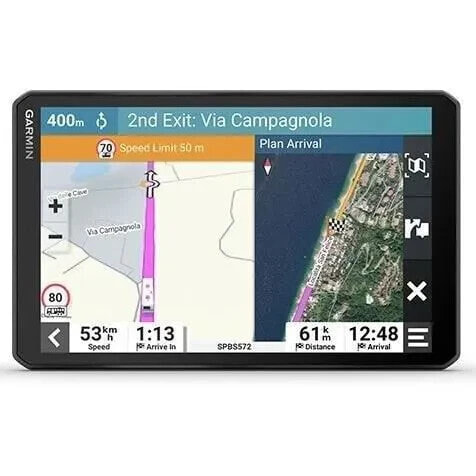 GPS - Garmin - Camper 895 - Bildschirm 8 - Doppelte Orientierung