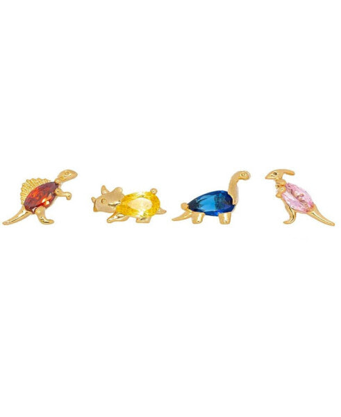 Dinosaur Dance Stud Earrings Set