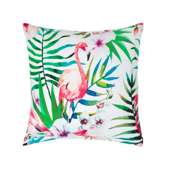 Подушка декоративная Homescapes Flamingo с цветами