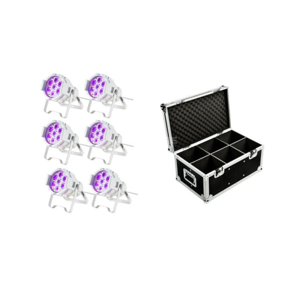 lightmaXX 6x VEGA Mini PAR wh Case - Set