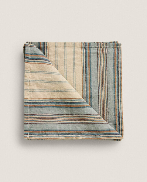 Striped linen napkins (pack of 2)