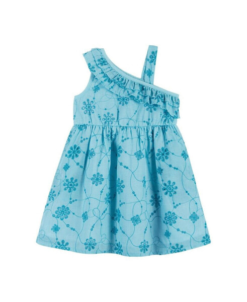 Toddler Girls / Eyelet Ruffle Dress